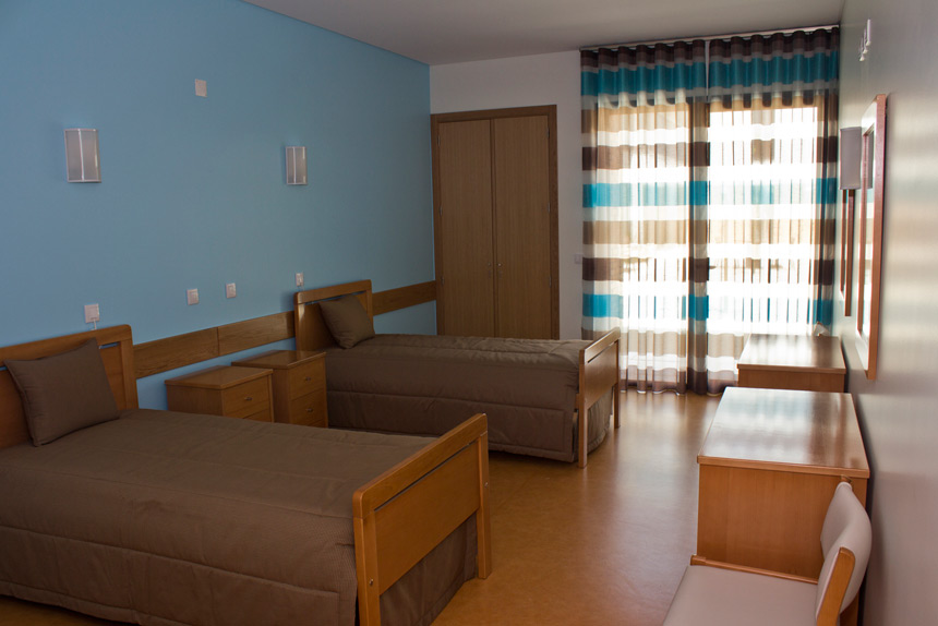 Quarto duplo da Residência Solar de Císter